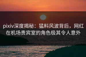 pixiv深度揭秘：猛料风波背后，网红在机场贵宾室的角色极其令人意外