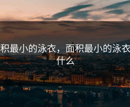 面积最小的泳衣，面积最小的泳衣是什么